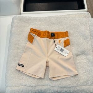 P.E Nation Fairway Bike Short- Pearled Ivory